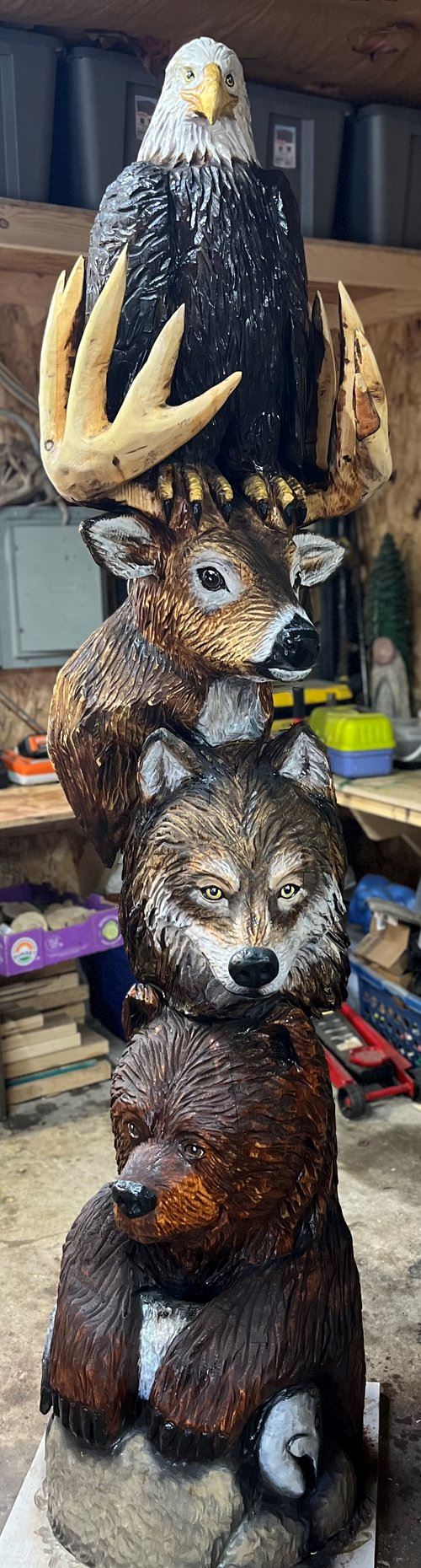 Wood Carver Animals